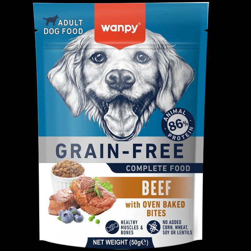 Wanpy Grain Free Adult Dog Food Beef 500gram