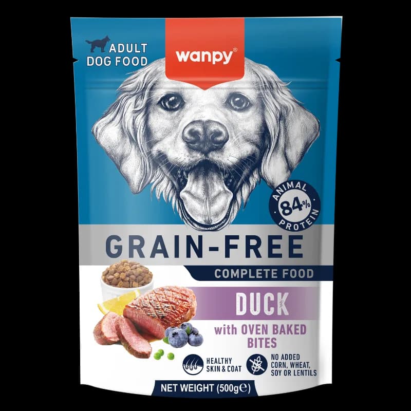 Wanpy Adult Dog Food Grain Free Duck 500 gram