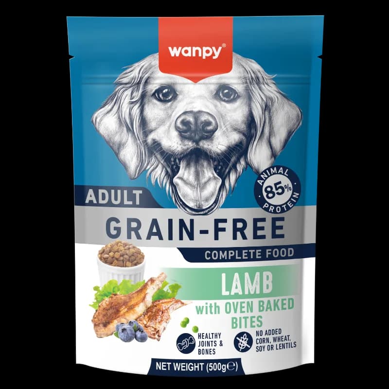 Wanpy Grain FREE Adult Dog Food Lamb 500 gram