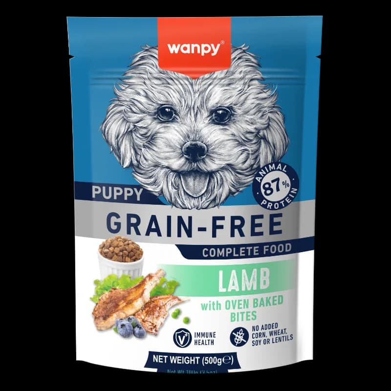 Wanpy Grain FREE Puppy Lamb Dog FOOD 500 gram